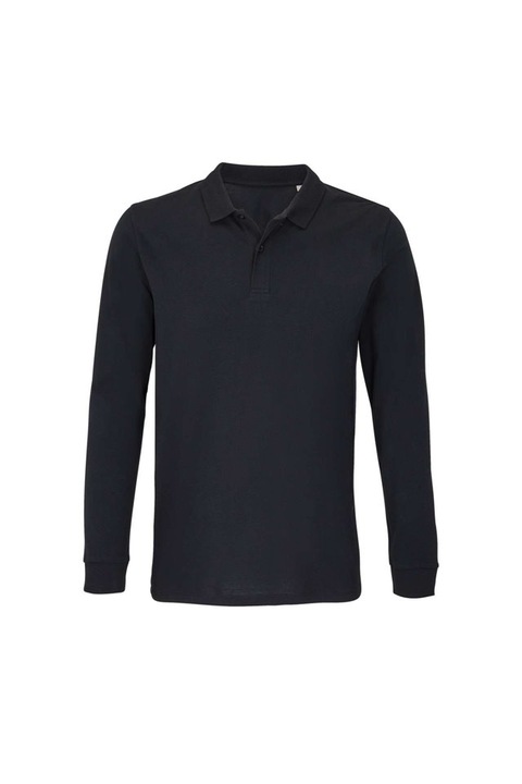 Unisex hosszú ujjú póló, SOL'S SO04241, Fekete, Fekete