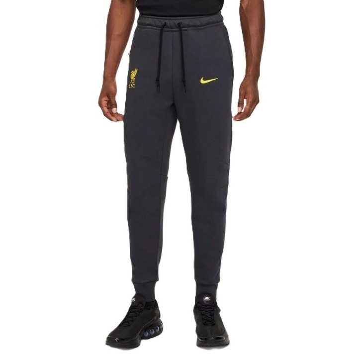 Pantaloni Nike pentru Barbati, lfc m nsw tech flc jgr pant 3r, HV1942-070, Gri, Gri