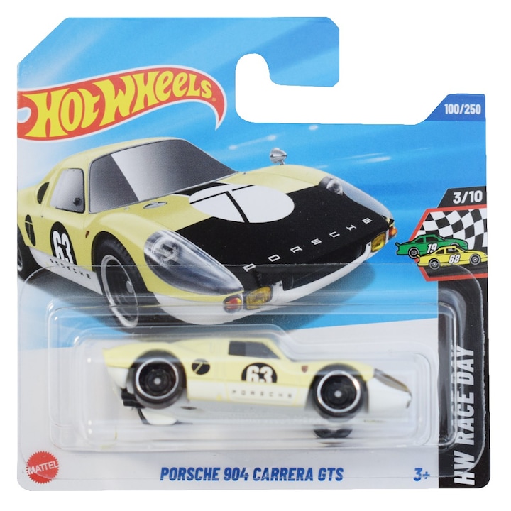 ΠΠΎΠ»ΠΈΡΠΊΠ° Hot Wheels Porsche 904 Carrera GTS Diecast Car, 1:64