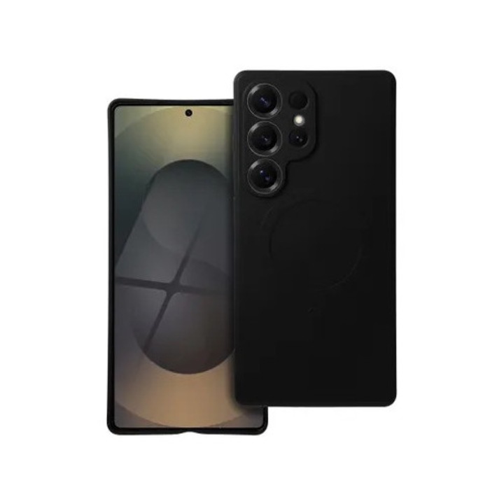 Husa pentru Samsung Galaxy S25 Ultra silicone mag cover black