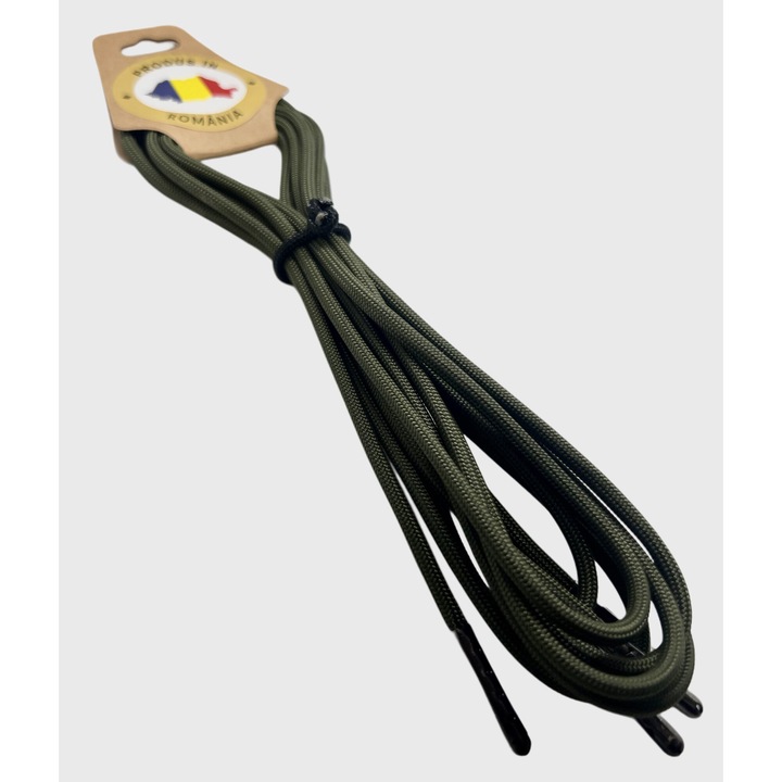 Sireturi Incaltaminte, Paracord 550, 4MM, 160 CM, Trekker, Olive