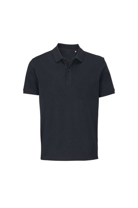 Unisex galleros polo, SOL'S SO04242 SO04242, fekete, Fekete