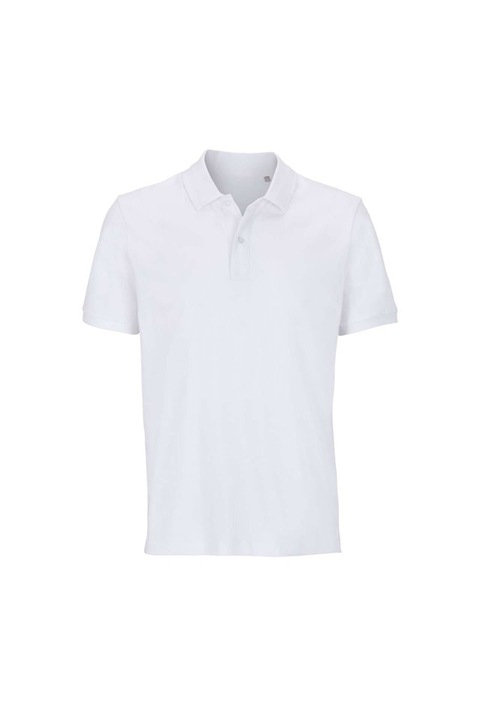 Unisex galléros póló, SOL'S SO04242 SO04242, Fehér, Fehér