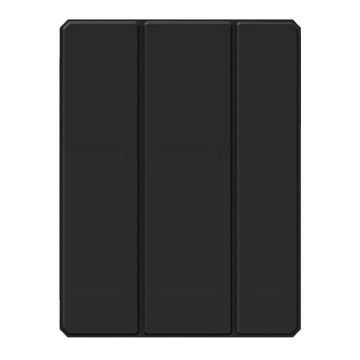 Husa tableta compatibila cu iPad Pro 13, Smart Leather, Negru