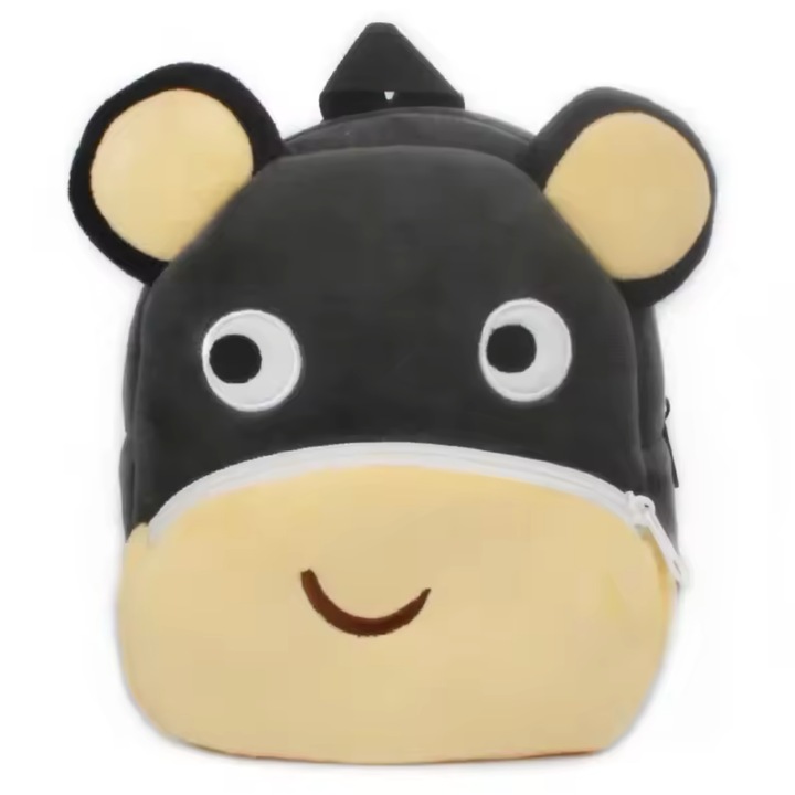 Óvodai hátizsák, fekete