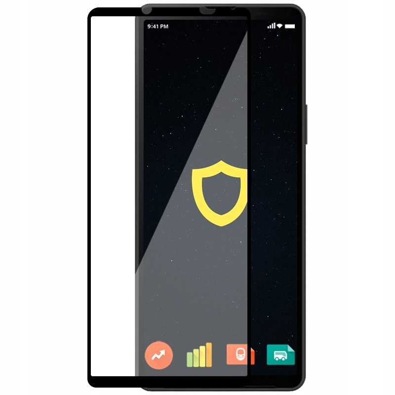 Folie protectie Spacecase 5D pentru Sony Xperia 1 V, 9H, transparent, set aplicare inclus