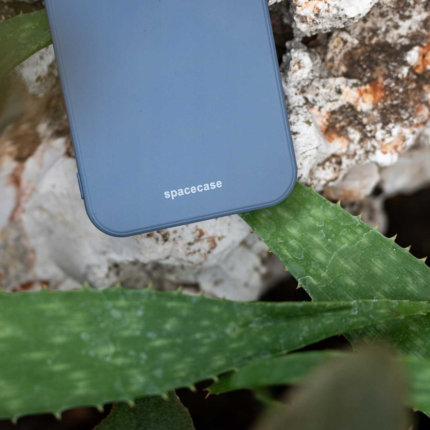 Husa telefon Spacecase Silicone pentru Realme 9 4G/9 Pro+, albastra, protectie eficienta, design minimalist