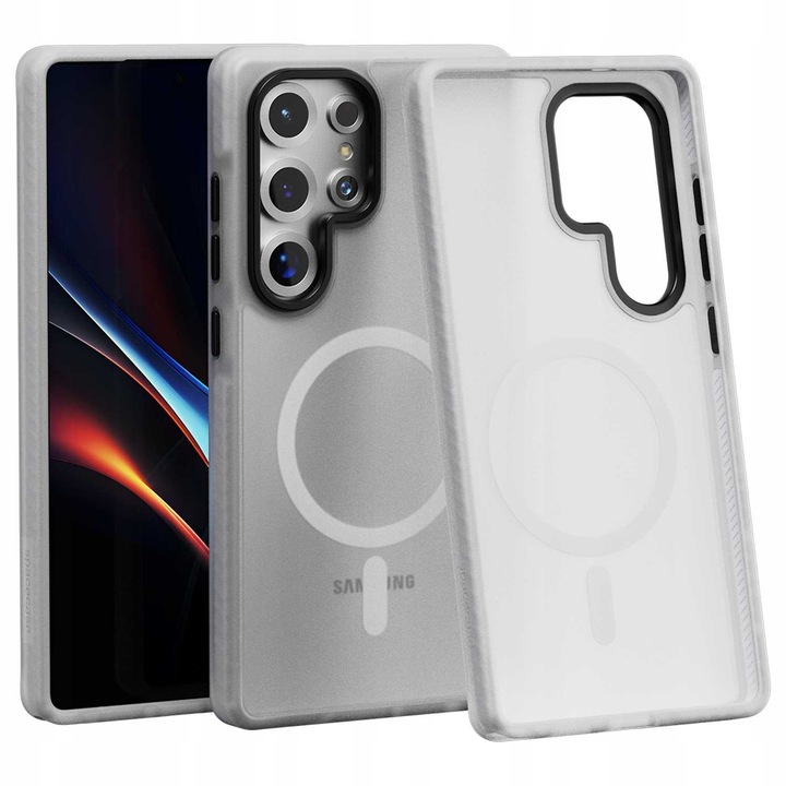 Aceasta husa Samsung Galaxy S25 Ultra este o husa inteligenta cu o baza magnetica si o baza magnetica si este compatibila cu MagSafe. Aceasta...