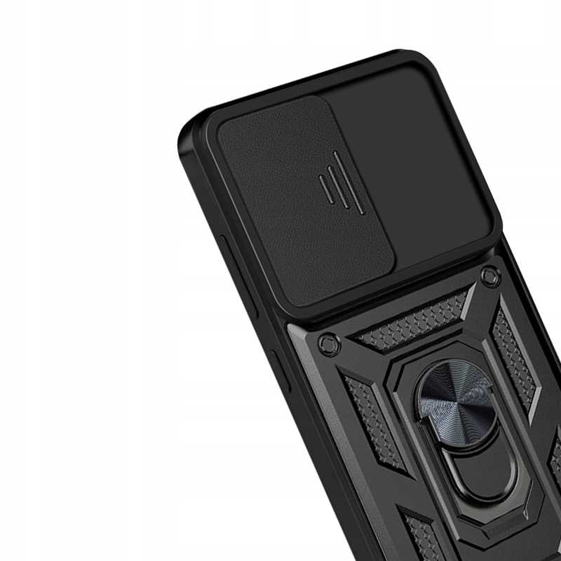 Husa telefon Spacecase CamRing pentru Huawei Nova 9 SE, slider de protectie, design modern, neagra