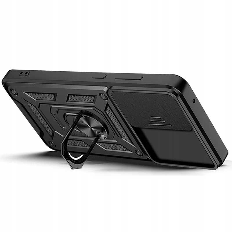 Husa telefon Spacecase CamRing pentru Huawei Nova 9 SE, slider de protectie, design modern, neagra
