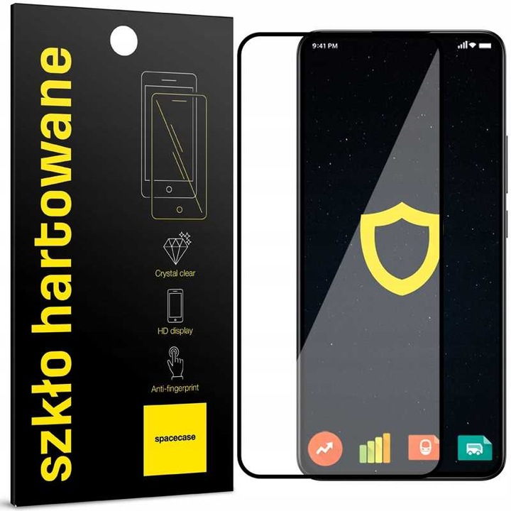 5D закалено стъкло за Xiaomi 13T / 13T Pro, Spacecase Glass 5D заоблени ръбове, удобно за кутията, устойчиво на надраскване, удароустойчиво, силно лепило по цялата повърхност, протектор на екрана, олеофобно покритие