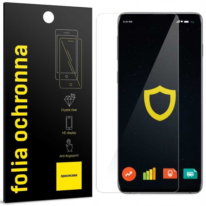 Folie hidrogel pentru protecția ecranului, Spacecase, compatibila cu Samsung Galaxy S10, rezistentă la zgârieturi și șocuri