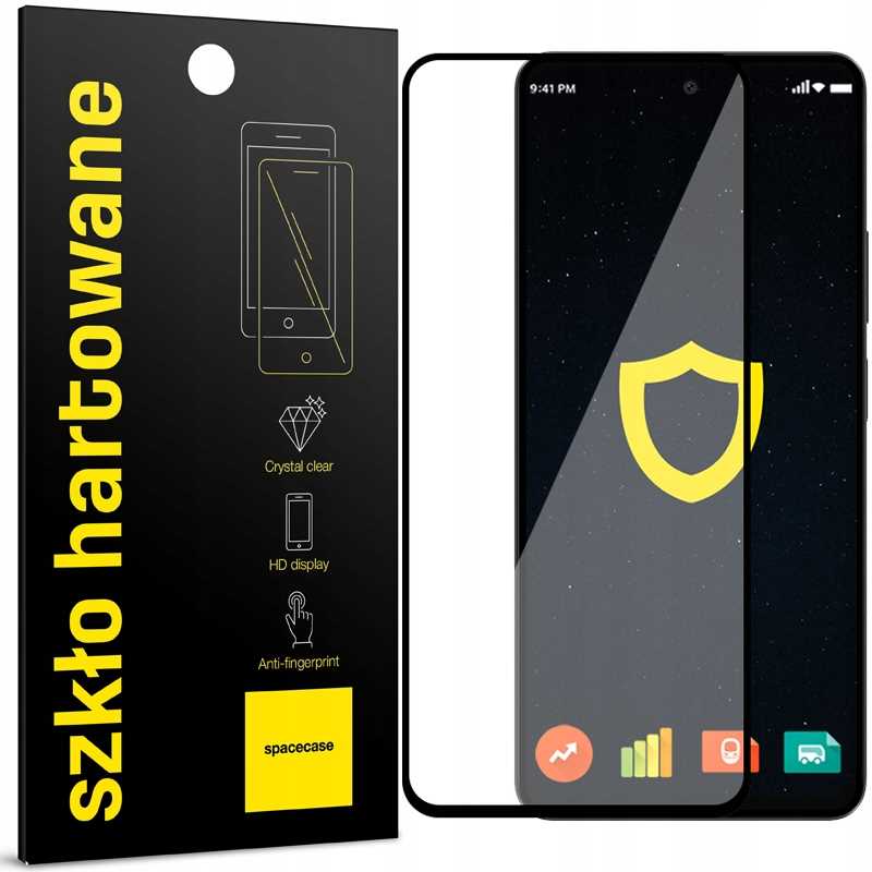 Sticla securizata Spacecase 5D pentru Realme 11 5G, 9H, transparent, set aplicare inclus