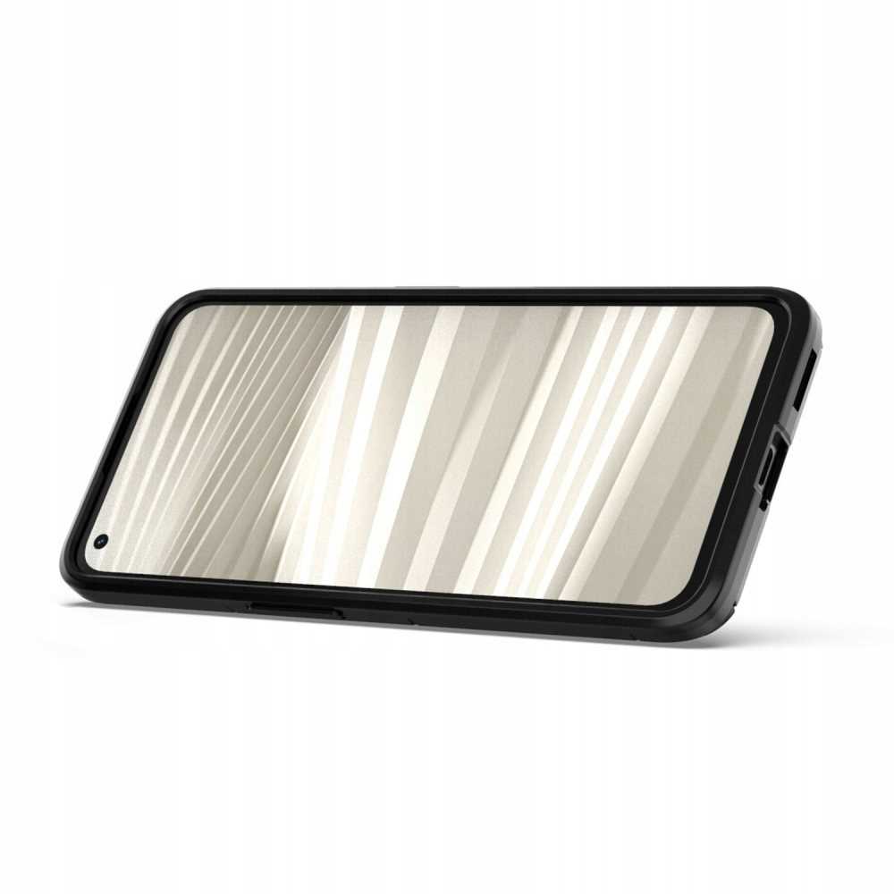 Etui Spacecase X-RING pentru Realme GT 2 Pro, protectie 360, montare pe suporturi magnetice, negru