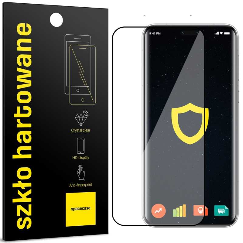 Folie protectie Spacecase 3D pentru Honor Magic 7 Pro, 9H, transparent, set complet