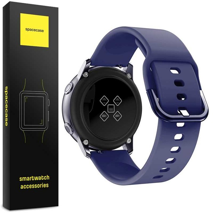 Pasek Spacecase szilikon pánt 20 mm, lila, Garmin Venu / Venu SQ
