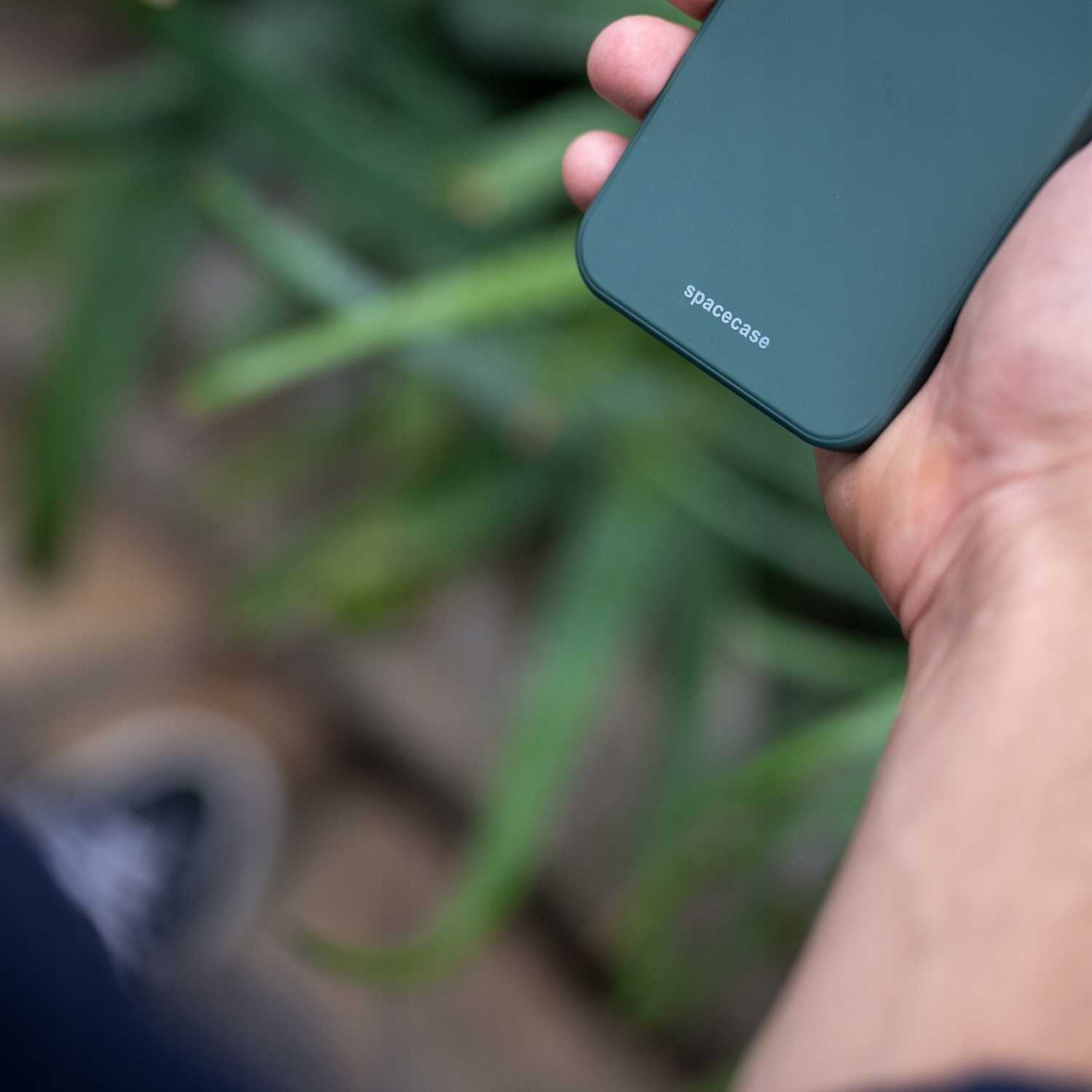 Husa din silicon pentru Samsung Galaxy A33 5G, Husa din silicon Spacecase rezistenta la socuri, la cadere, durabila, eleganta, minimalista, finisaj interior moale, verde mat