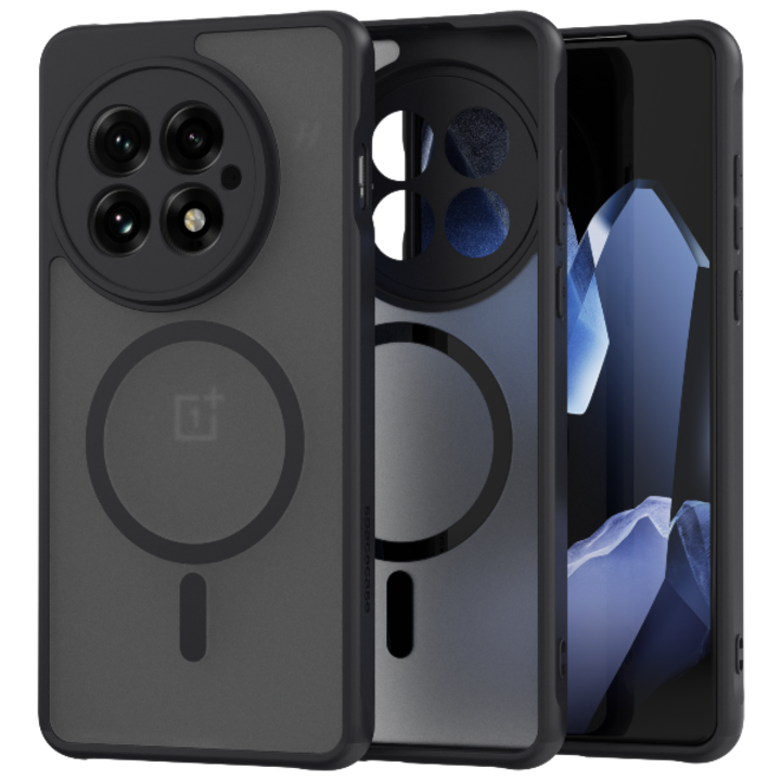 Husa telefon Spacecase SC Hybrid Mag OnePlus 13, neagra