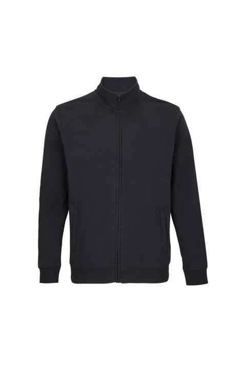 Hanorac unisex cu fermoar complet, COOPER SOL'S - SO04240, Negru