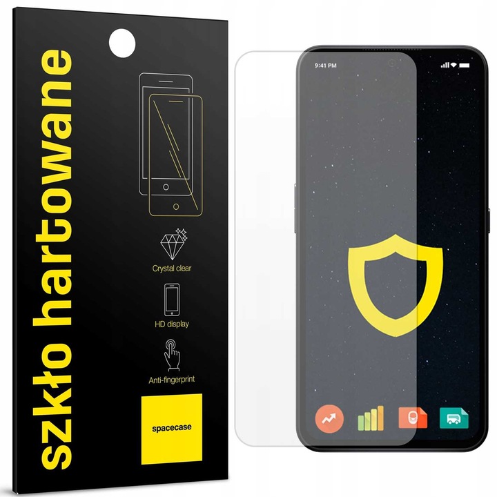 Folie protectie Spacecase pentru Nothing CMF Phone 1, sticla harta 2.5D, 9H, 0.3mm, set aplicare inclus