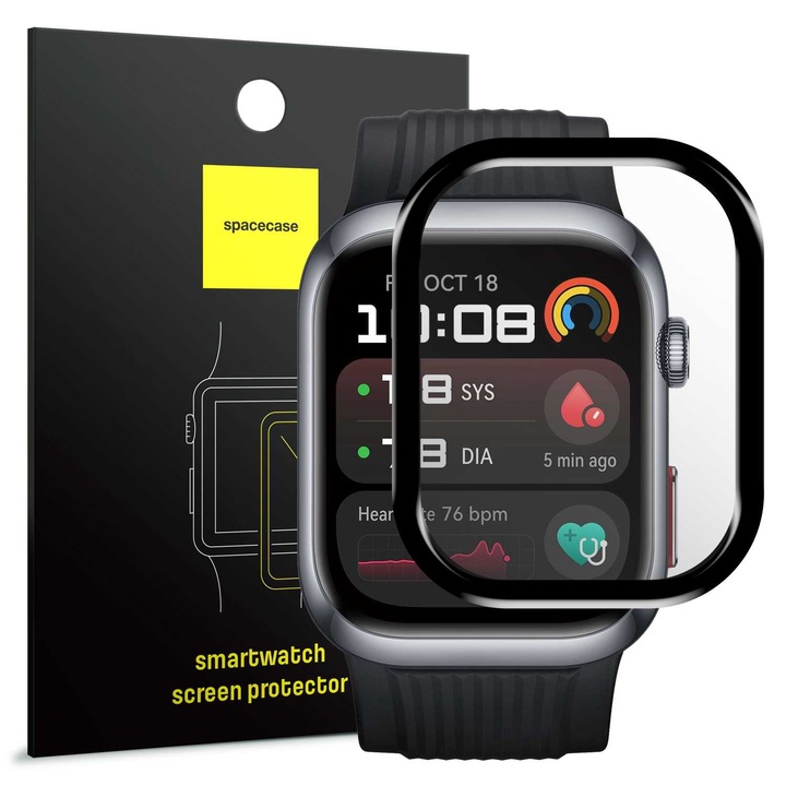 Протектор Spacecase за Huawei Watch D2, 0.3mm, комплект с аксесоари за приложение, стъкло