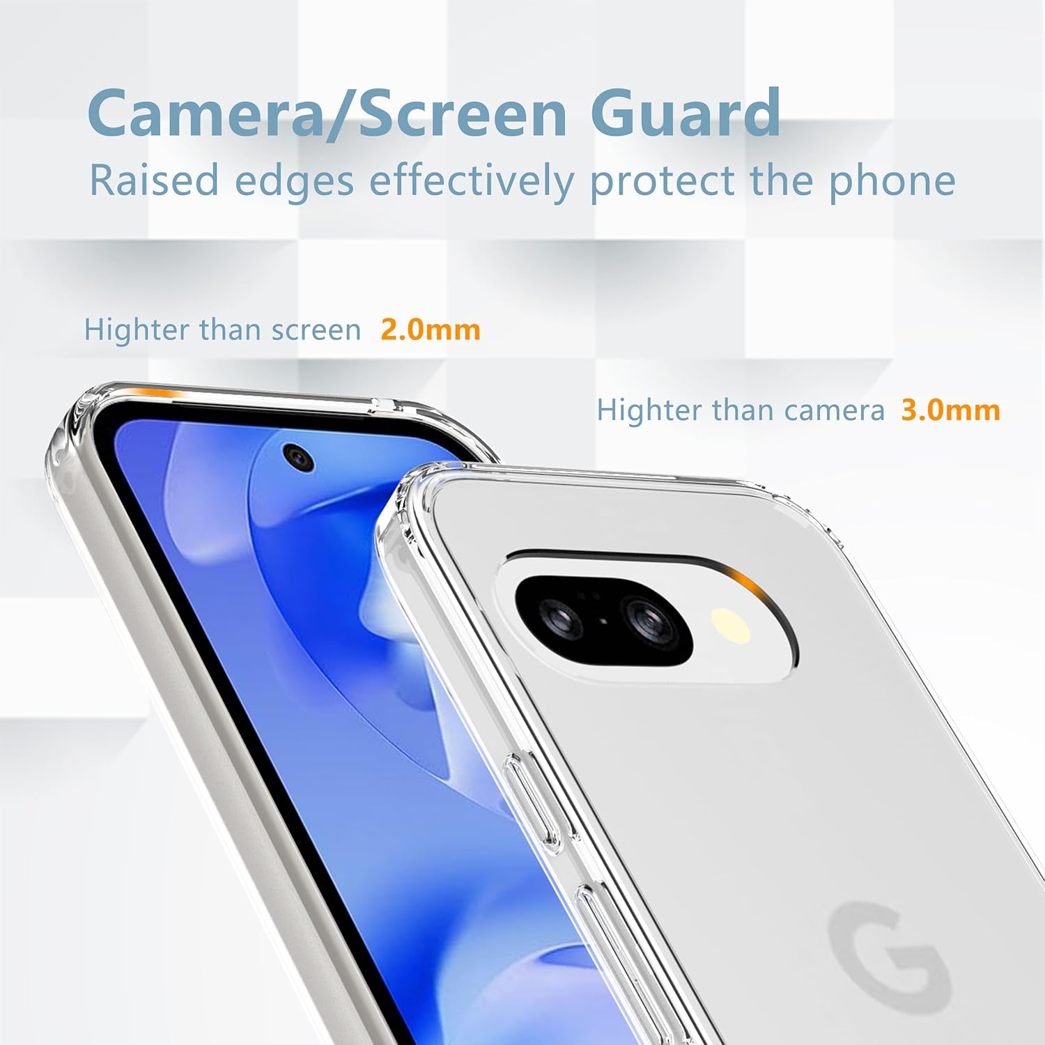 Intelli® Husa de Protectie Compatibila Google Pixel 9a, din silicon gel, Colturi Anti Soc, Protectie Camera, Subtire, Transparent