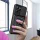 Калъф за телефон Spacecase CamRing за Realme C35/Narzo 50A Prime, слайдер защита, модерен дизайн, черен