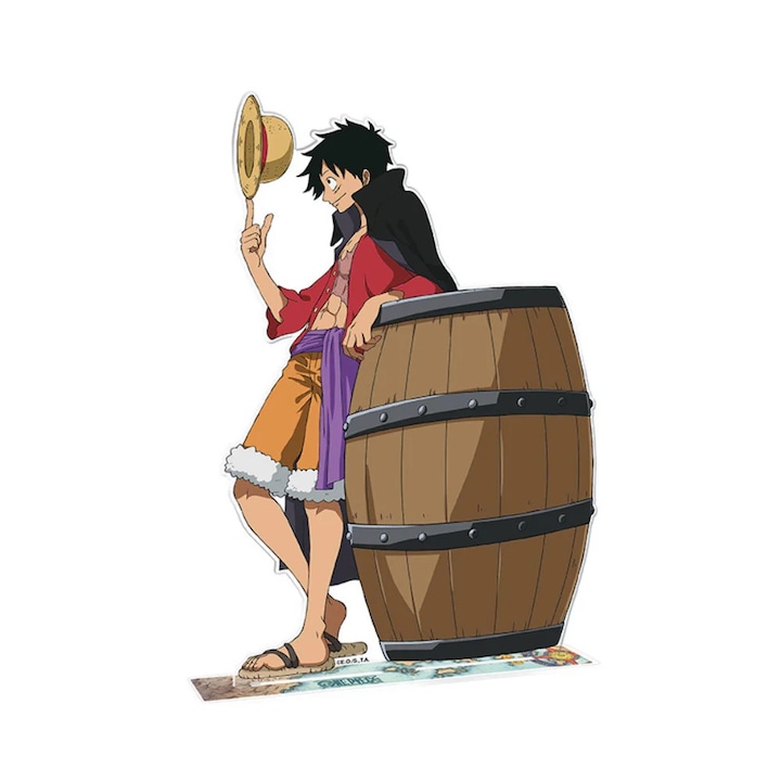 Фигурка XXL ABYstyle, One Piece, Luffy, 24 cm, Многоцветен