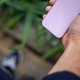 Husa din silicon pentru Apple iPhone 11 Pro Max, Husa din silicon Spacecase rezistenta la socuri, la cadere, durabila, eleganta, minimalista, finisaj interior moale, violet mat
