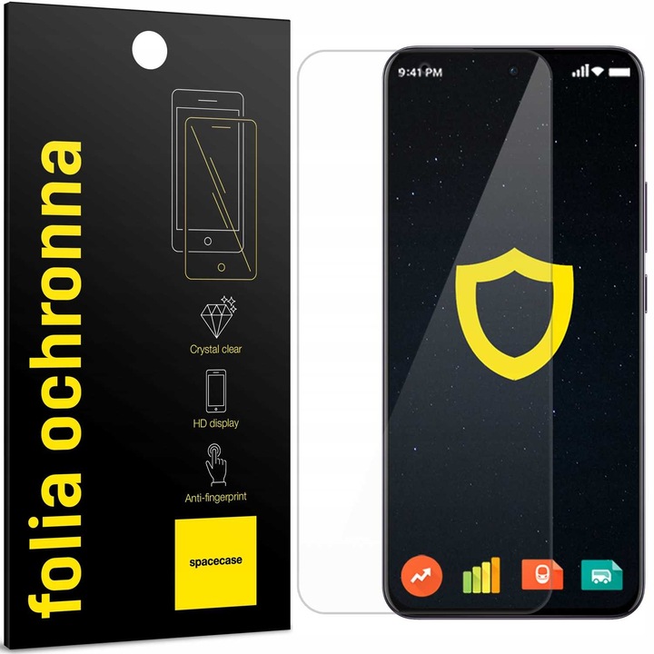 Folie protectie hidrogel Spacecase pentru Oppo Reno 12/12 Pro 5G, absorbtie socuri, montaj usor, transparent