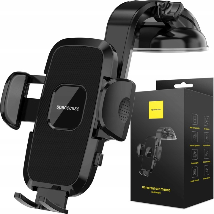 Autós telefontartó, Spacecase, fekete
