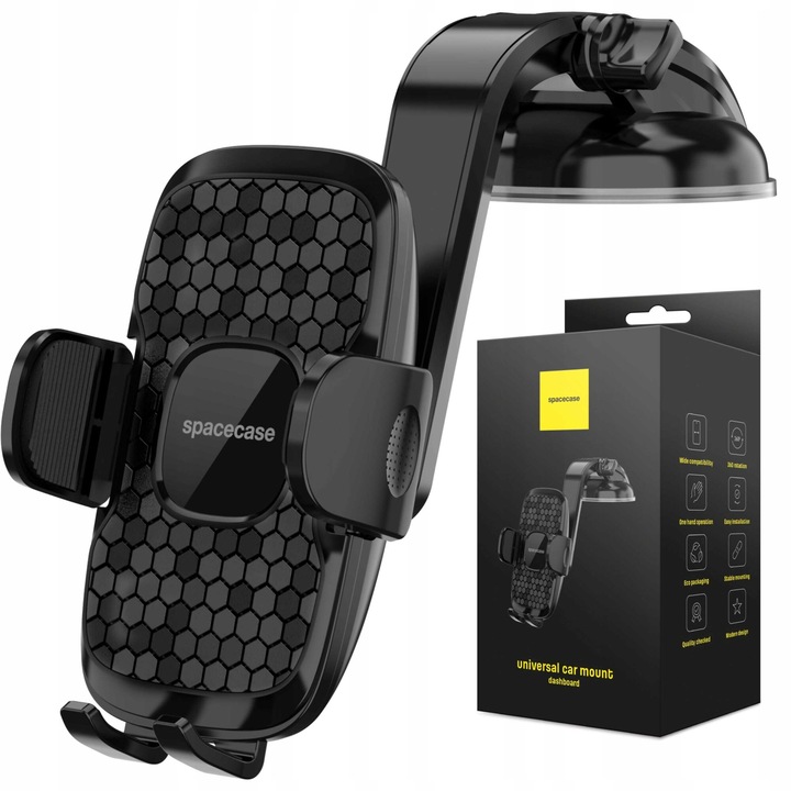 Spacecase Ghost SC14 autós telefontartó, fekete