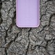 Husa din silicon pentru Apple iPhone 11 Pro Max, Husa din silicon Spacecase rezistenta la socuri, la cadere, durabila, eleganta, minimalista, finisaj interior moale, violet mat