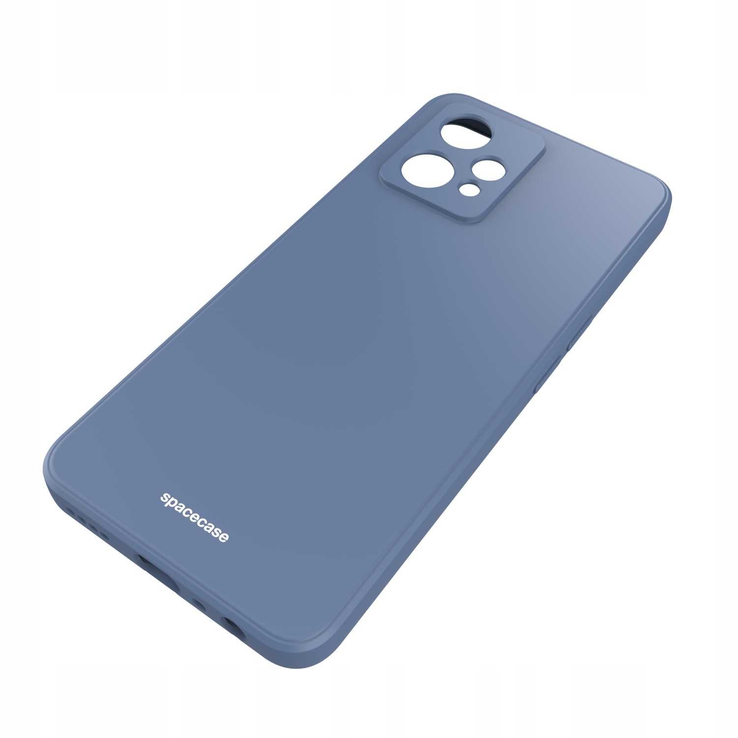 Husa telefon Spacecase Silicone pentru Realme 9 4G/9 Pro+, albastra, protectie eficienta, design minimalist