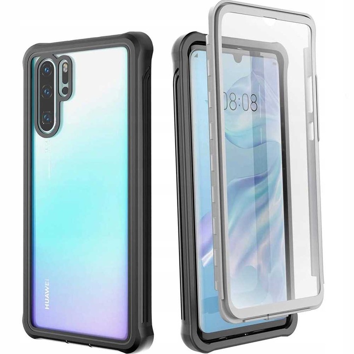 Spacecase Armor 360 telefontok, 360 védelem, átlátszó, Huawei P30 Pro-hoz