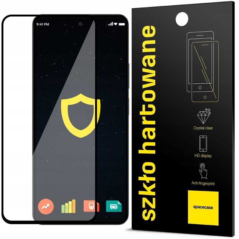 Sticla securizata Spacecase 5D pentru Realme 11 5G, 9H, transparent, set aplicare inclus