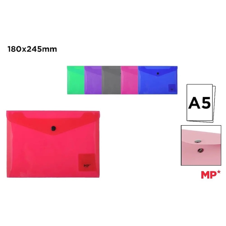 Mapa A5 Mapa plastic A5 cu capsa PC014 - eMAG.ro