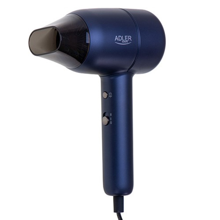 Сешоар ADLER AD 2279b, 1800W, 2 скорости, 2 степени на топлина, син