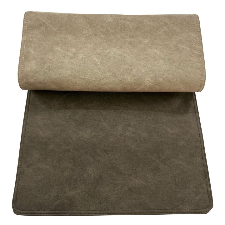 Napron, Piele Ecologica, culoare VINTAGE GRI STONE K01/VINTAGE GRI K06.45X120 CM