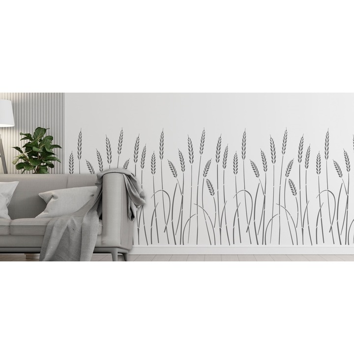 Sablon Spice Grau 2 - Refolosibil Repetitiv - SP236 (Grosime: 1mm, Dimensiune: L-125x85cm)