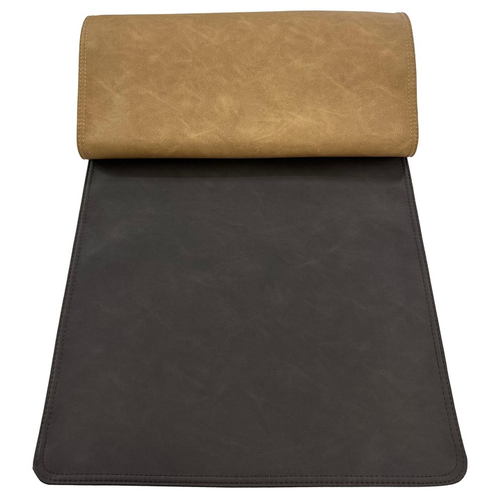 Napron standard, Piele Ecologica, culoare VINTAGE LEMN DESCHIS K08/VINTAGE MAHON K10, 45x120 cm