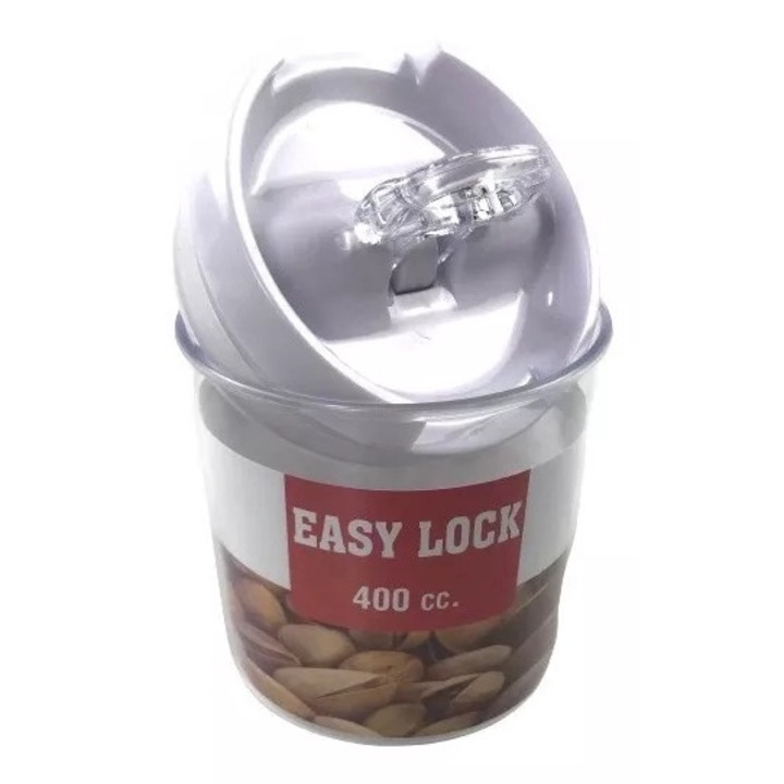 Borcan depozitare sigiliu silicon easy lock 400CC
