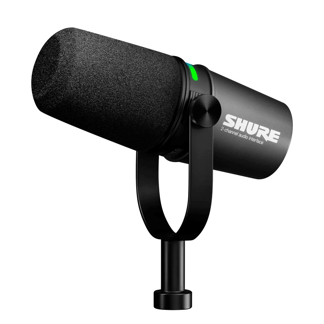 Microfon Dinamic Profesional Shure MV7X XLR, pentru Podcasting