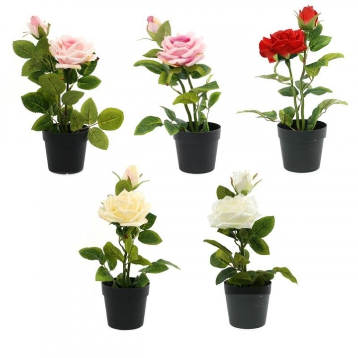 Mesterséges növények, Midex, Pink Kwiat, 9x28cm