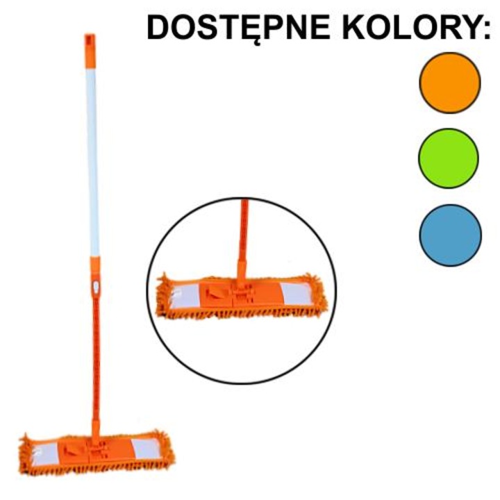 Mop szenilowy Chomik, cu maner elastic, 30x10cm