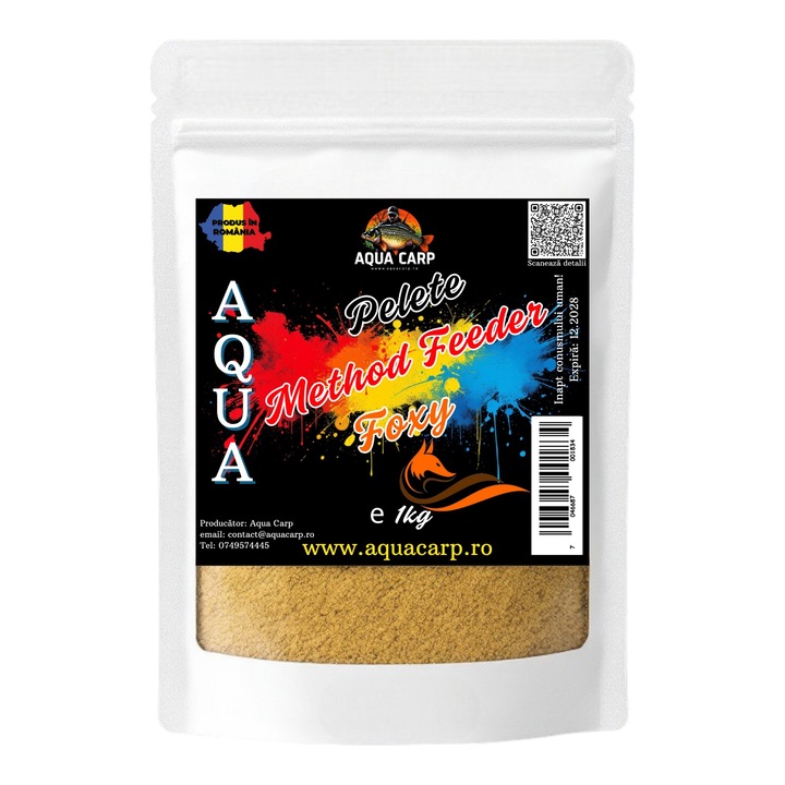 Pelete Aqua Method Feeder Foxy 1 Kg