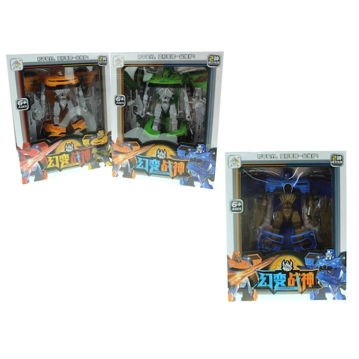 7&7 играчка робот, трансформиращ се в кола, 22x27.5x8.5 см, микс