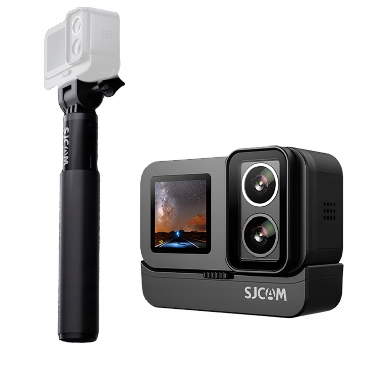 Camera sport SJCam SJ20 dual lens 20MP negru 7x5.5x3cm
