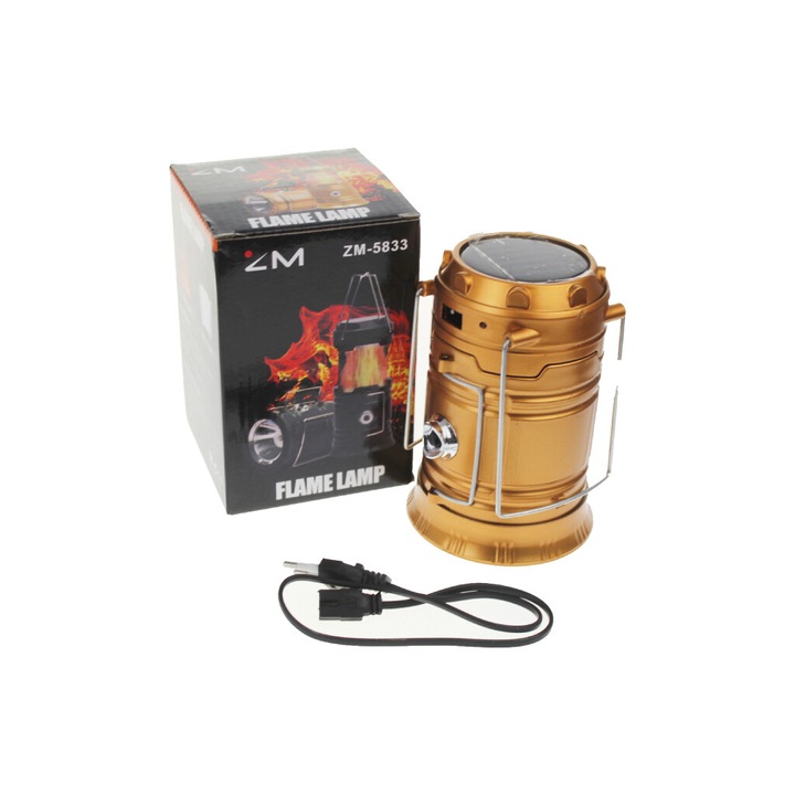 Lampa telescopica camping 7&7, 14x20cm, 9cm