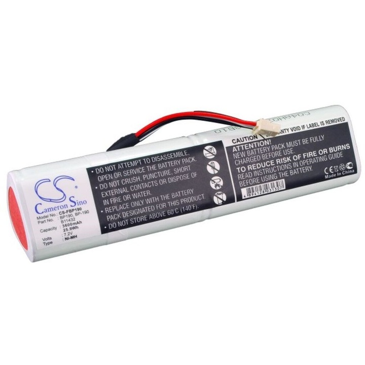 Mérő- és tesztberendezésekhez való csere akkumulátor, Cameron Sino Fluke BP-190 7.2V 3600mAh NiMh